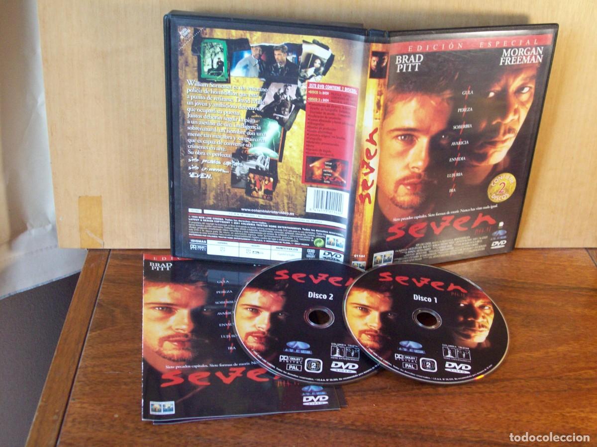 Cine: SEVEN - BRAD PITT - MORGAN FREEMAN - GWYNETH PALTROW - DVD DOBLE EDICION ESPECIAL