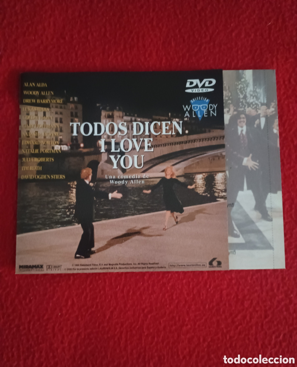 Cine: Folleto - todos dicen I love you woody allen goldie hawn Alan alda
