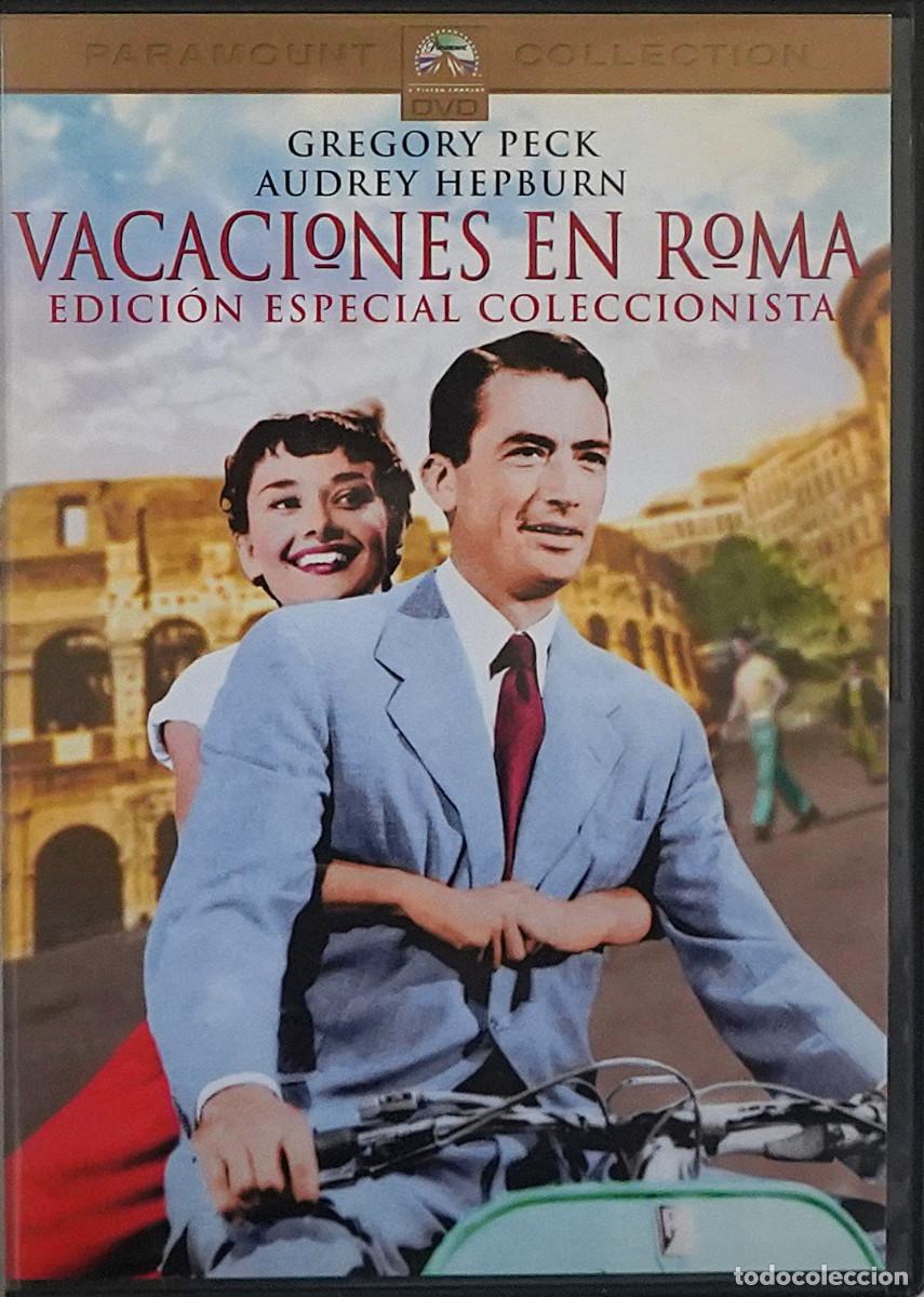 Cine: Vacaciones en Roma (William Wyler, 1953, G. Peck, A. Hepburn) (Edici&oacute;n Coleccionista) (ver fotos)
