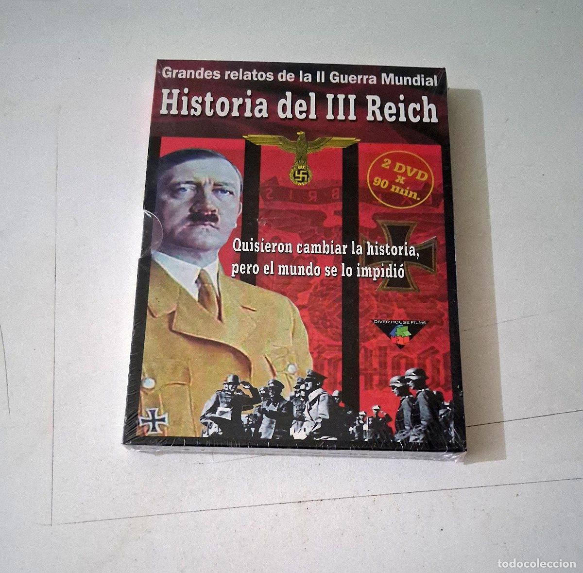 Cine: DVD &rdquo;HISTORIAS DEL III REICH&rdquo; 2DVD PRECINTADO SEALED DIGIPACK