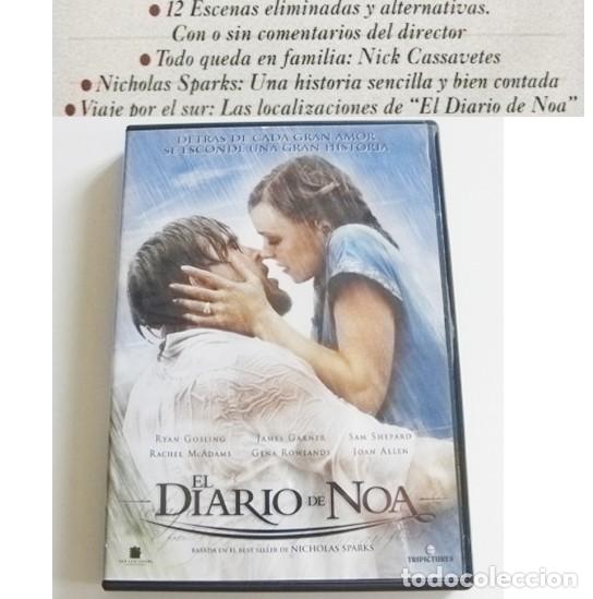 Cine: EL DIARIO DE NOA DVD PEL&Iacute;CULA RYAN GOSLING RACHEL MCADAMS GENA ROWLANDS JOAN ALLEN SHEPARD GARNER