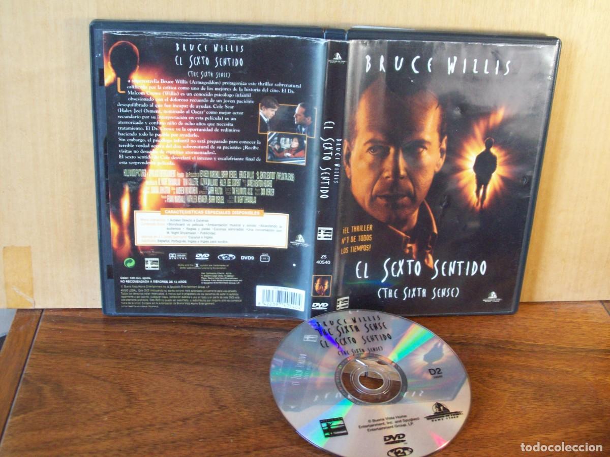 Cine: EL SEXTO SENTIDO - BRUCE WILLIS -TONI COLLETTE - OLIVIA WILLIAMS - HALY JOEL HOSMET - DVD