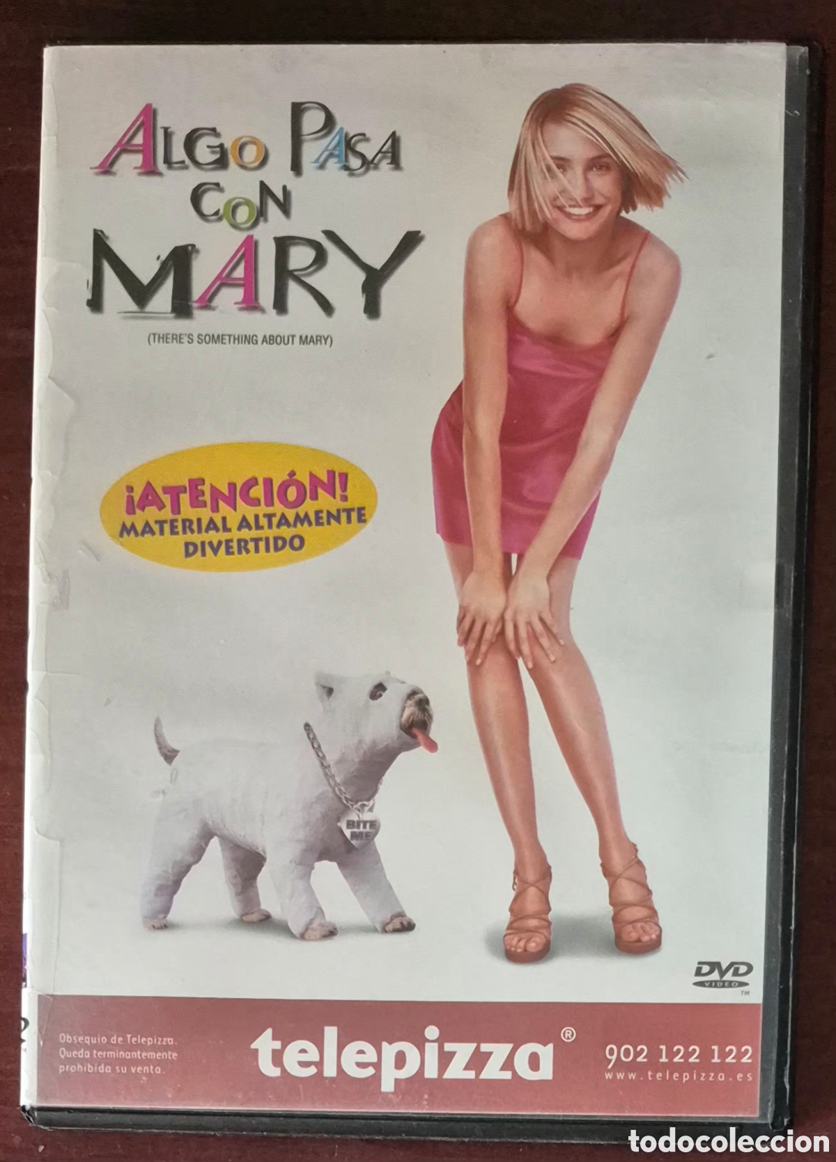 Cine: DVD - ALGO PASA CON MARY (DIRECCI&Oacute;N: BOBBY FARRELLY & PETER FARRELLY)