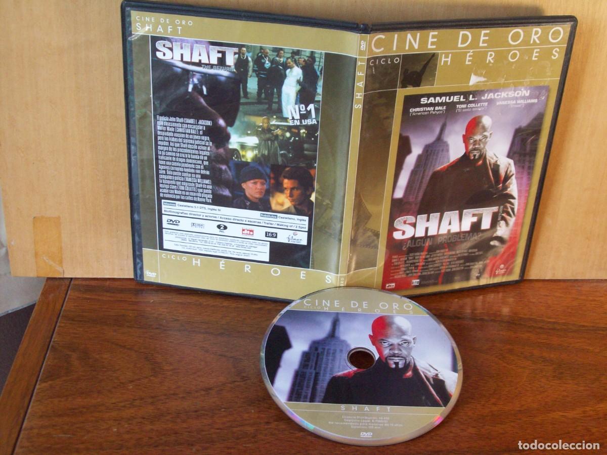 Cine: SHAFT (ALGUN PROBLEMA) - SAMUEL L. JACKSON - CHRISTIAN BALE - TONI COLLETTE - DVD CAJA FINA
