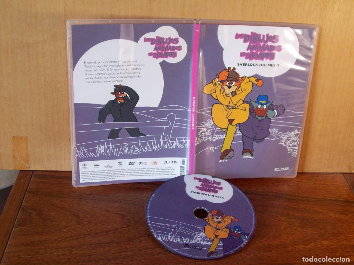 Cine: SHERLOCK HOLMES II - LOS DIBUJOS ANIMADOS DE SIEMPRE - DVD CAJA FINA EDICION EL PAIS