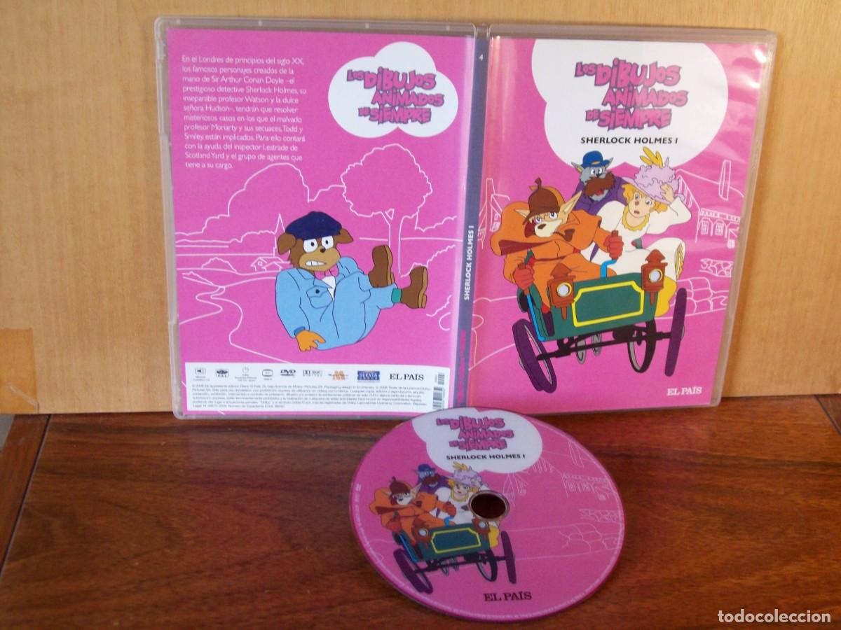 Cine: SHERLOCK HOLMES I - LOS DIBUJOS ANIMADOS DE SIEMPRE - DVD CAJA FINA EDICION EL PAIS