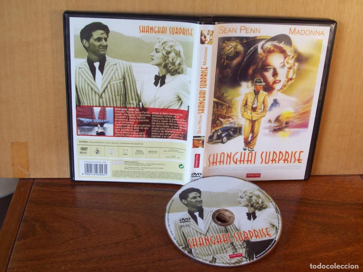 Cine: SHANGHAI SURPRISE - SEAN PENN - MADONNA - CANCIONES DE GEORGE HARRISON - DVD