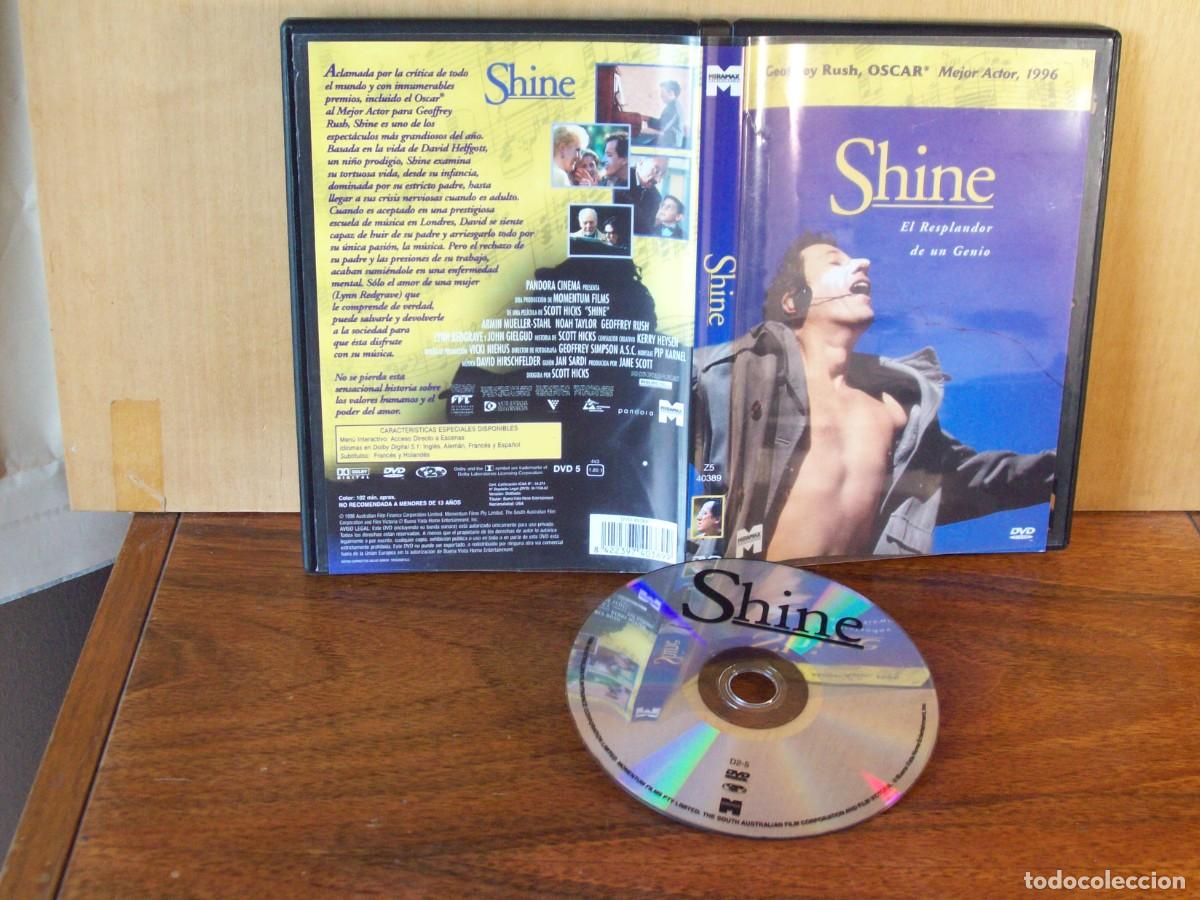 Cine: SHINE (EL RESPLANDOR DE UN GENIO) - GEOFFREY RUSH - OSCAR AL MEJOR ACTOR 1996 - DVD