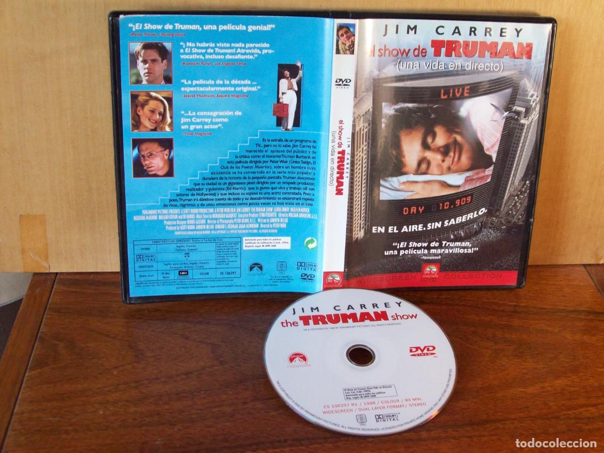 Cine: EL SHOW DE TRUMAN (UNA VIDA EN DIRECTO) - JIM CARREY - LAURA LINNEY - DVD