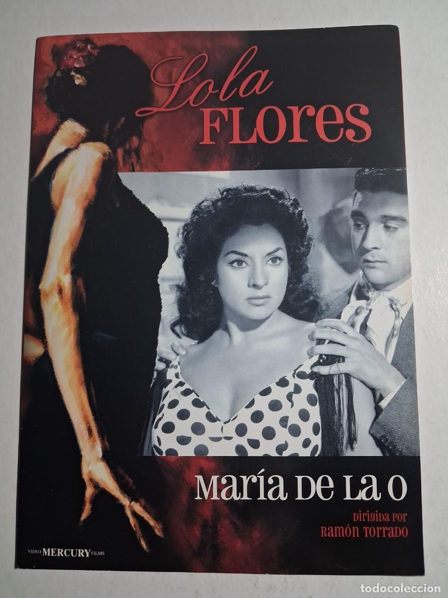 Cine: dvd mar&iacute;a de la o. lola flores. 94 min caja cart&oacute;n (seminueva)