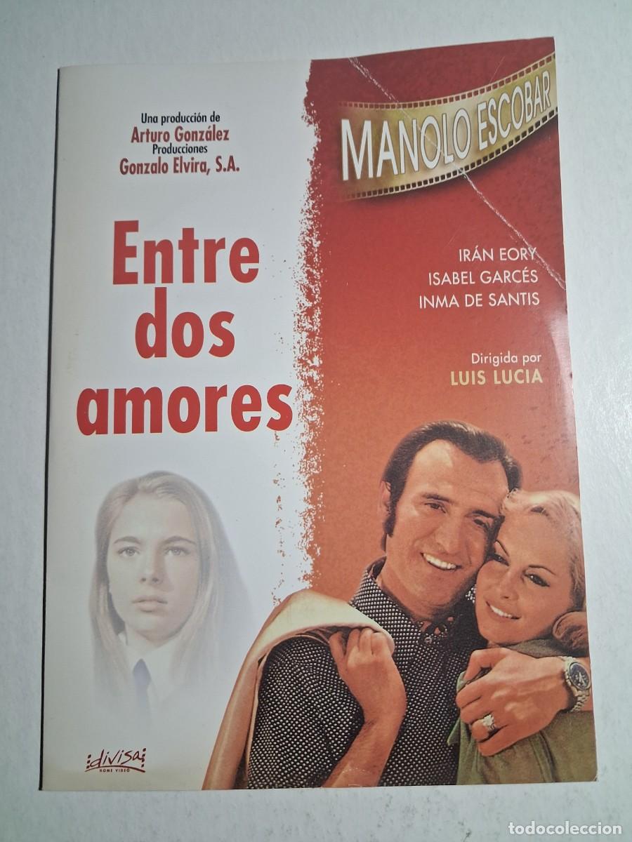 Cine: dvd entre dos amores. manolo escobar.ir&aacute;n eory. 93 min caja cart&oacute;n (seminueva)