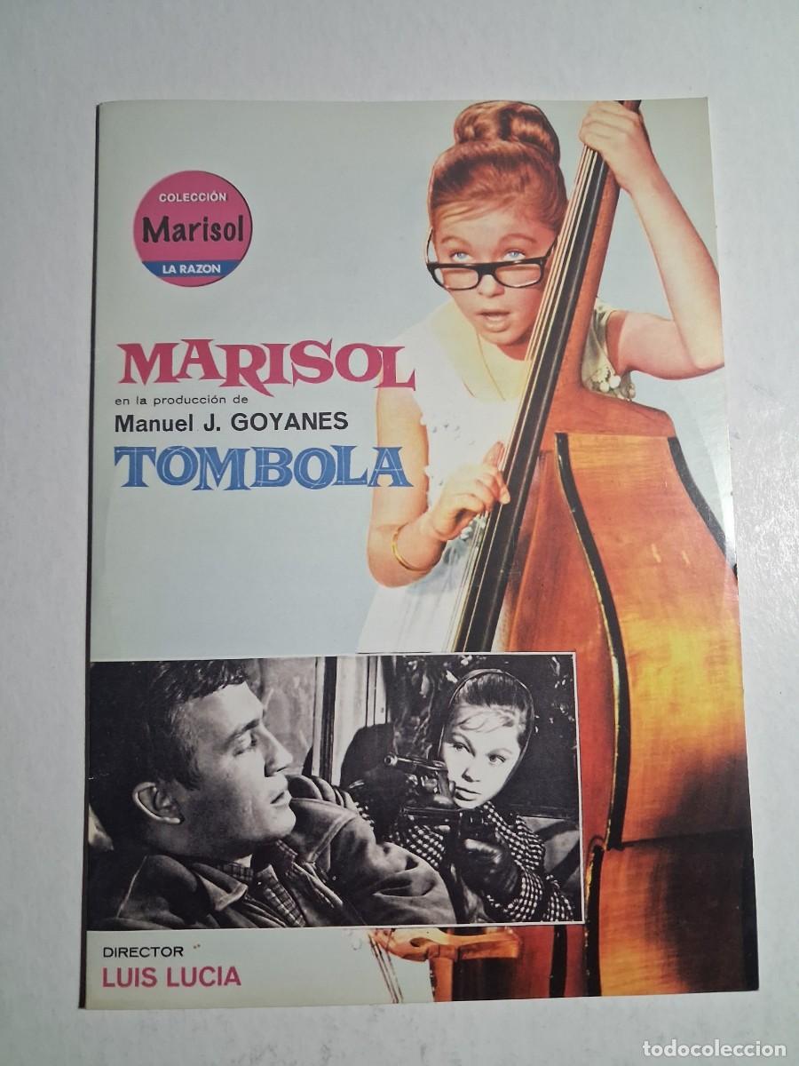 Cine: dvd t&oacute;mbola. marisol. 99 min caja cart&oacute;n (seminueva)