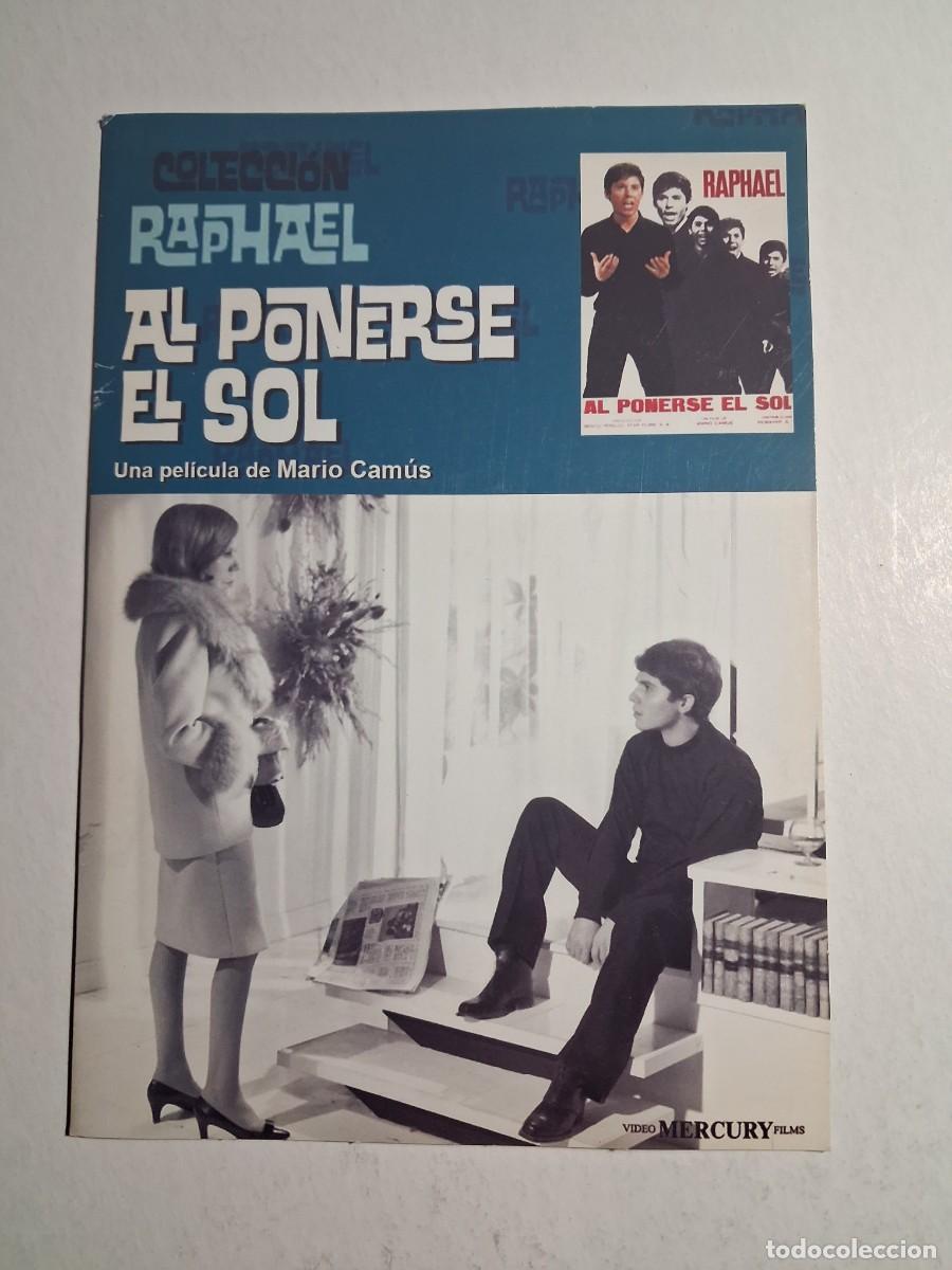 Cine: dvd al ponerse el sol. raphael. 90 min caja cart&oacute;n (seminueva)