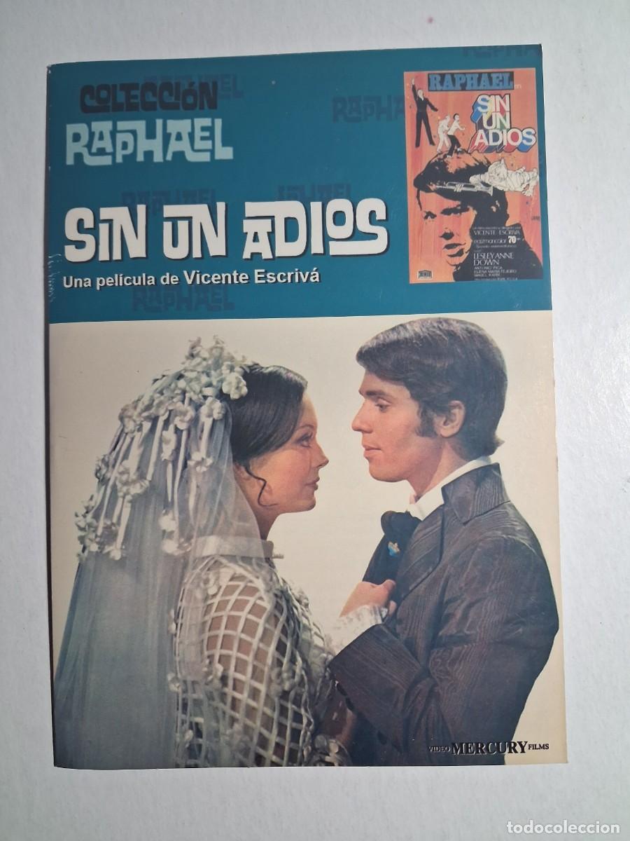 Cine: dvd sin un adi&oacute;s. raphael. 89 min caja cart&oacute;n (seminueva)