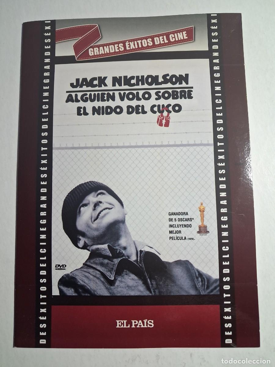 Cine: dvd alguien vol&oacute; sobre el nido del cuco. jack nicholson. 128 min caja cart&oacute;n (seminueva)