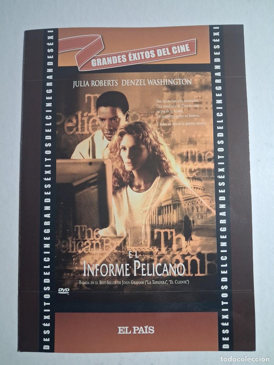 Cine: dvd el informe pel&iacute;cano. julia roberts. denzel washigton. 135 min caja cart&oacute;n (seminuevo)