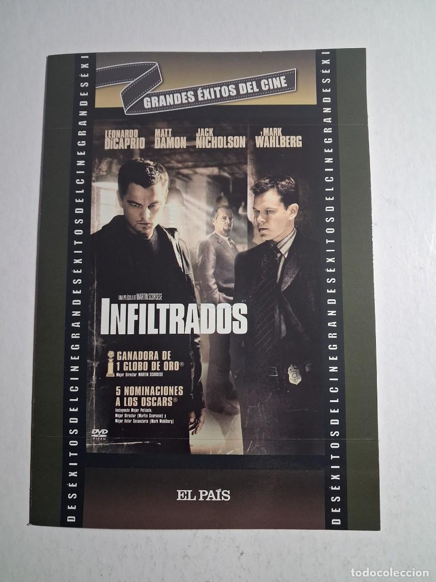 Cinema: dvd infiltrados. leonardo dicaprio. matt damon. 145 min. caja cart&oacute;n (seminueva)