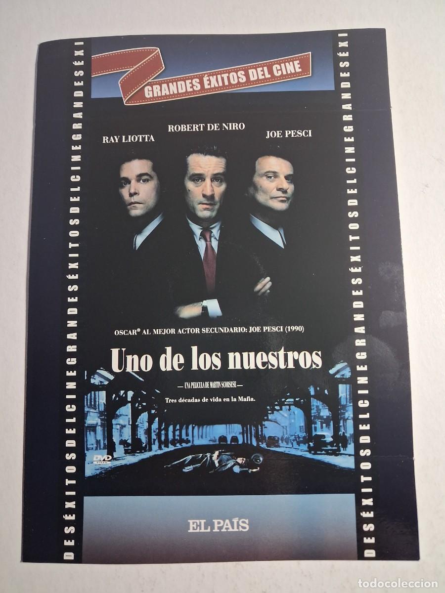 Cine: dvd uno de los nuestros. robert de niro. 139 min. caja cart&oacute;n (seminuevo)