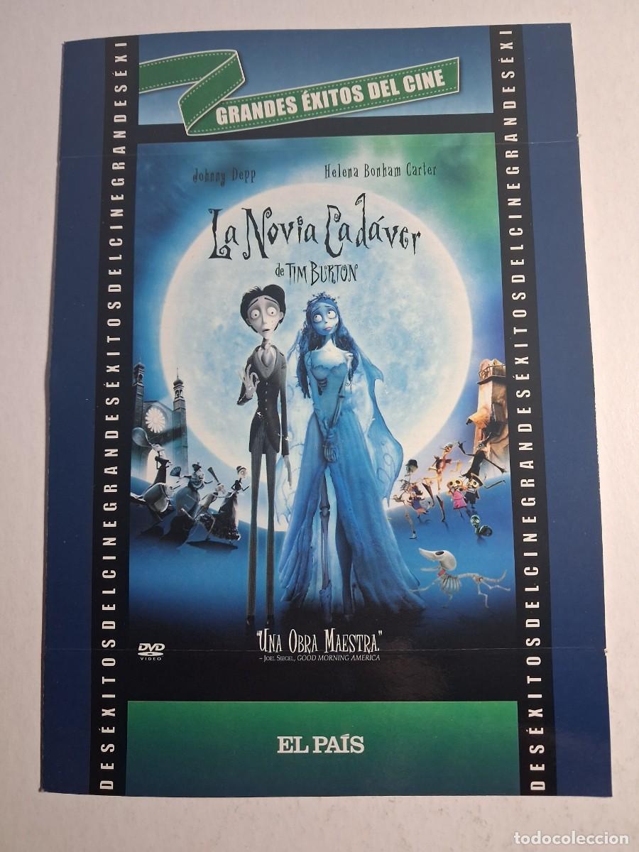 Cine: dvd la novia cad&aacute;ver. de tim burton. 74 min. caja cart&oacute;n (seminueva)
