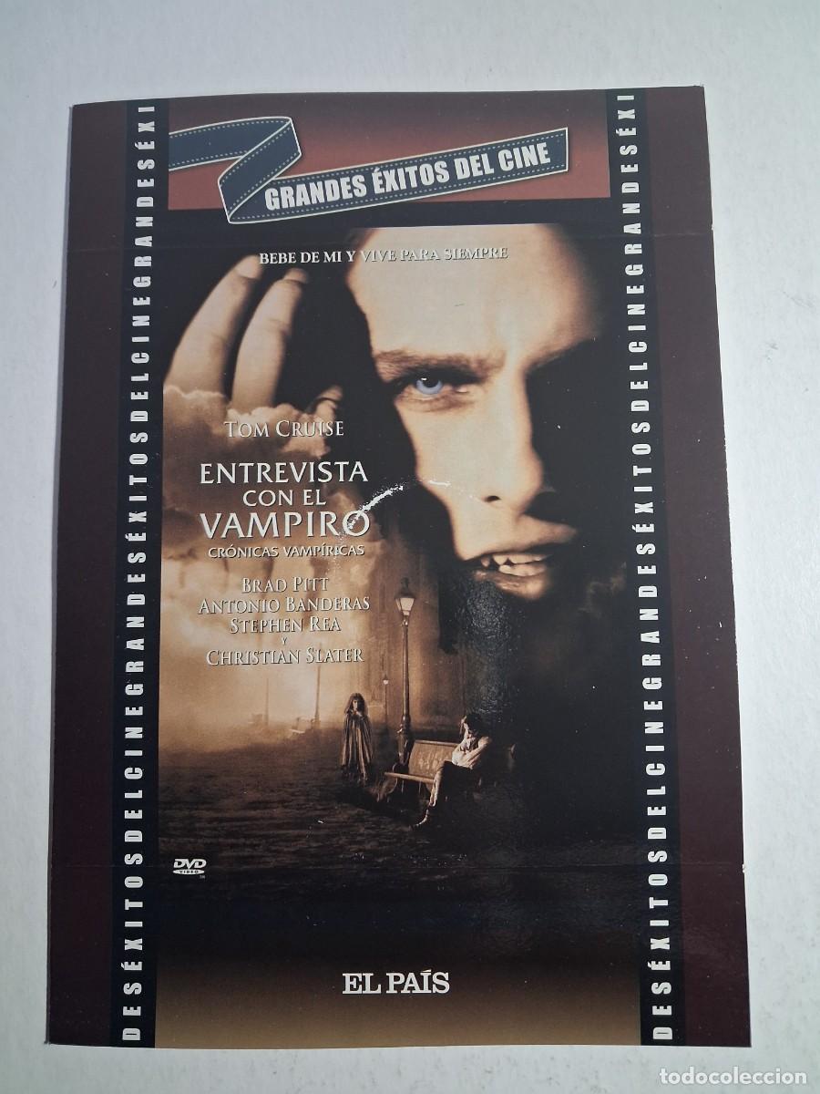 Cine: dvd entrevista con el vampiro. tom cruise. 118 min caja cart&oacute;n (seminueva)