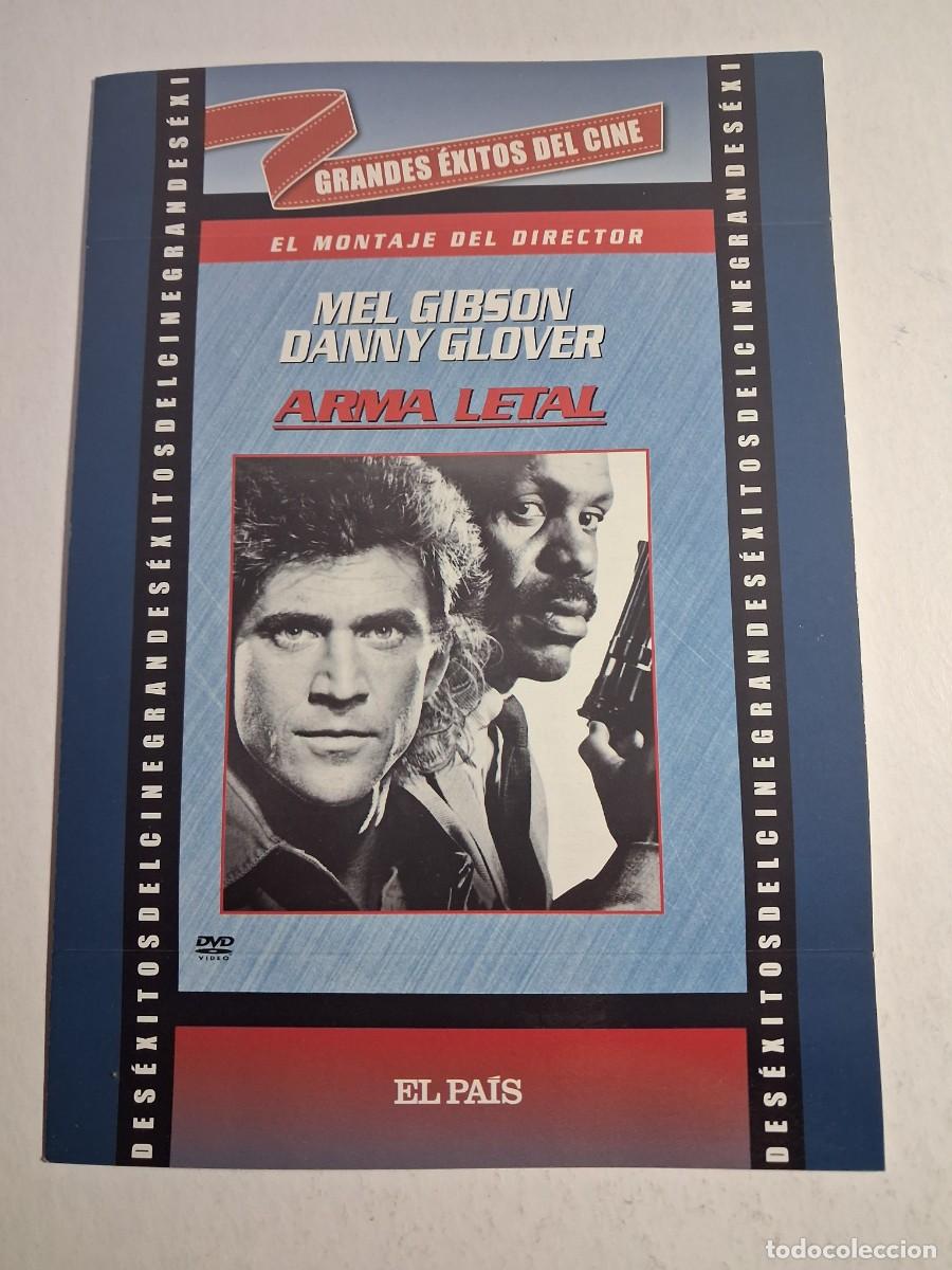 Cine: dvd arma letal. mel gibson. danny glover. 113 min caja cart&oacute;n (seminuevo)
