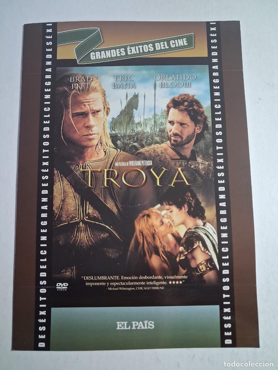Cine: dvd troya. brad pitt. 156 min. caja cart&oacute;n (seminueva)