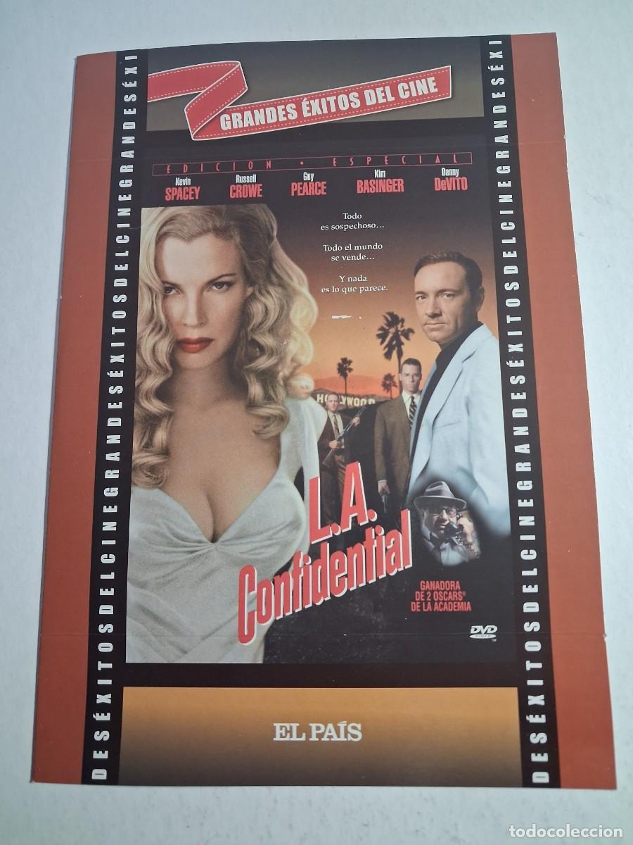 Cine: dvd l.a. confidential. kevin spacey. kim basinger. 132 min caja cart&oacute;n (seminueva)