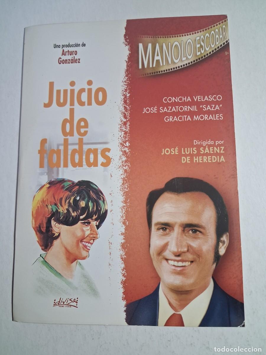 Cine: dvd juicio de faldas. manolo escobar. concha velasco 96 min caja cart&oacute;n (seminueva)