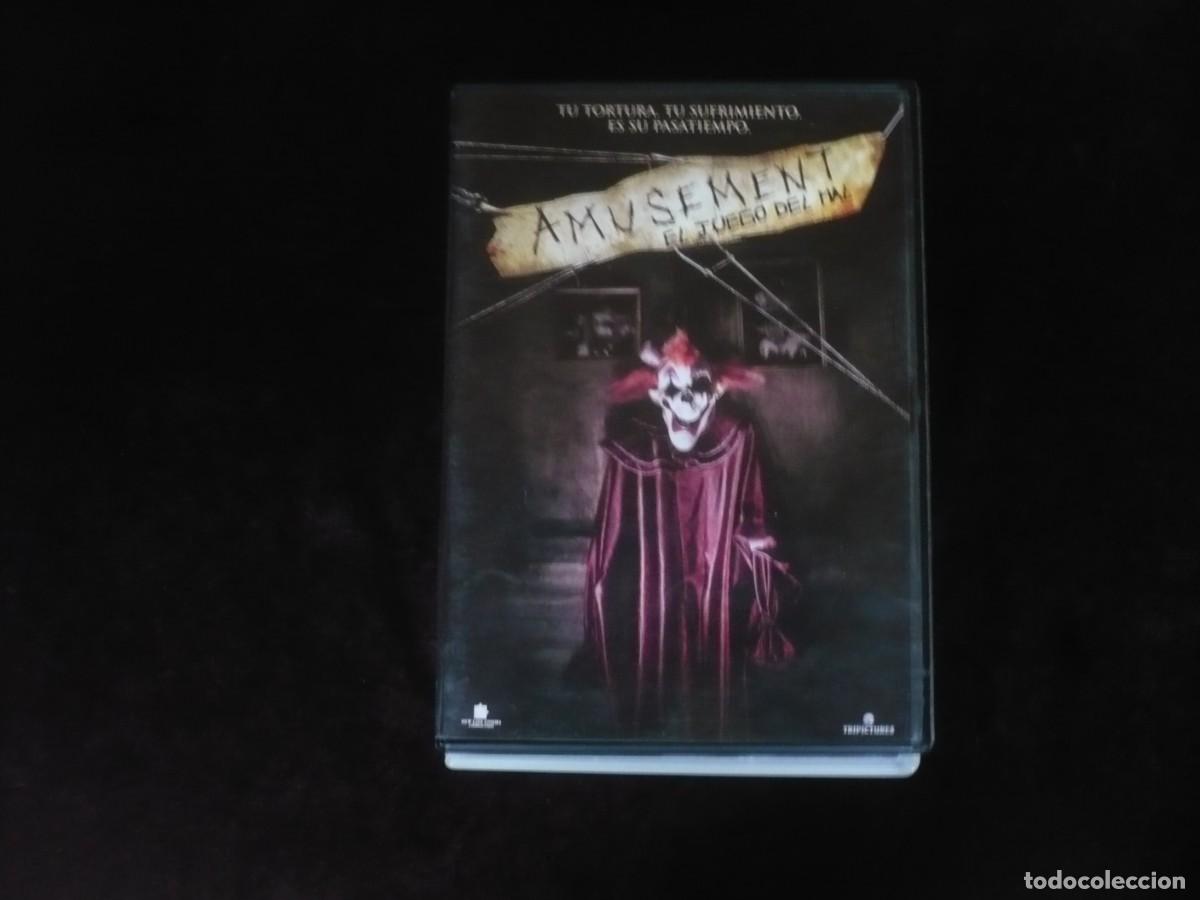 Cine: amusement - el juego del mal - dvd casi como nuevo