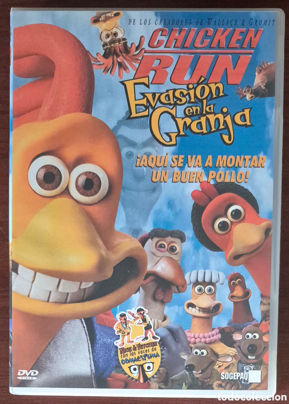 Cine: DVD - CHICKEN RUN, EVASI&Oacute;N EN LA GRANJA