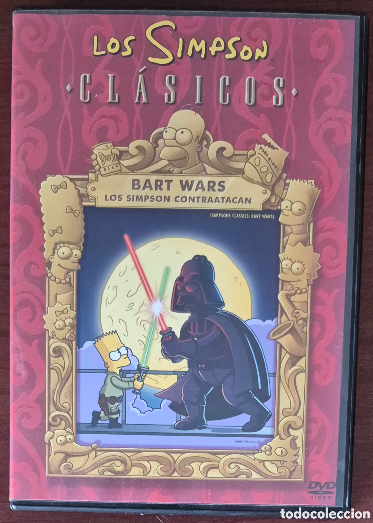 Cine: DVD - LOS SIMPSON, CL&Aacute;SICOS (BART WARS, LOS SIMPSON CONTRAATACAN)