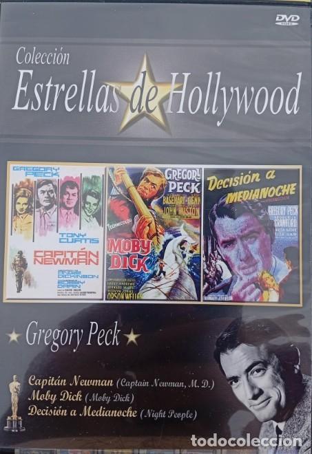 Cine: Capit&aacute;n Newman - Moby Dick - Decisi&oacute;n a Medianoche - Col.Estrellas Hollywood Slim DVD Como nuevo