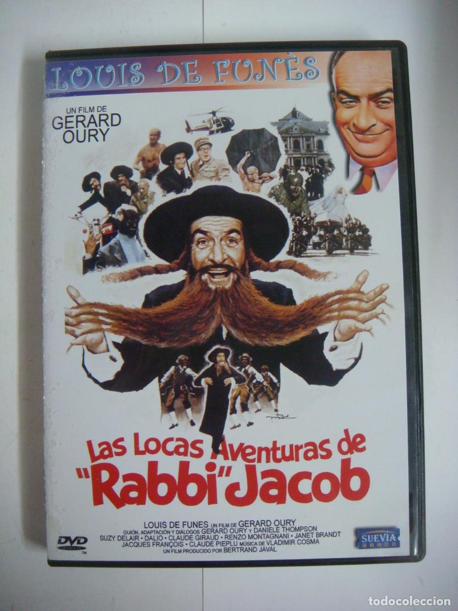 Cine: D.V.D. DE LAS LOCAS AVENTURAS DE RABBI JACOB CON LOUIS DE FUNES-(&)