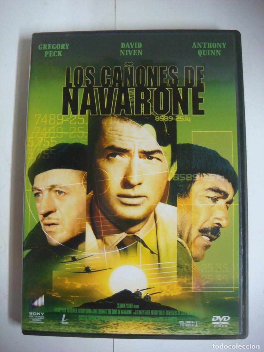 Cine: D.V.D. DE LOS CA&Ntilde;ONES DE NAVARONE CON GREGORY PECK-(&)