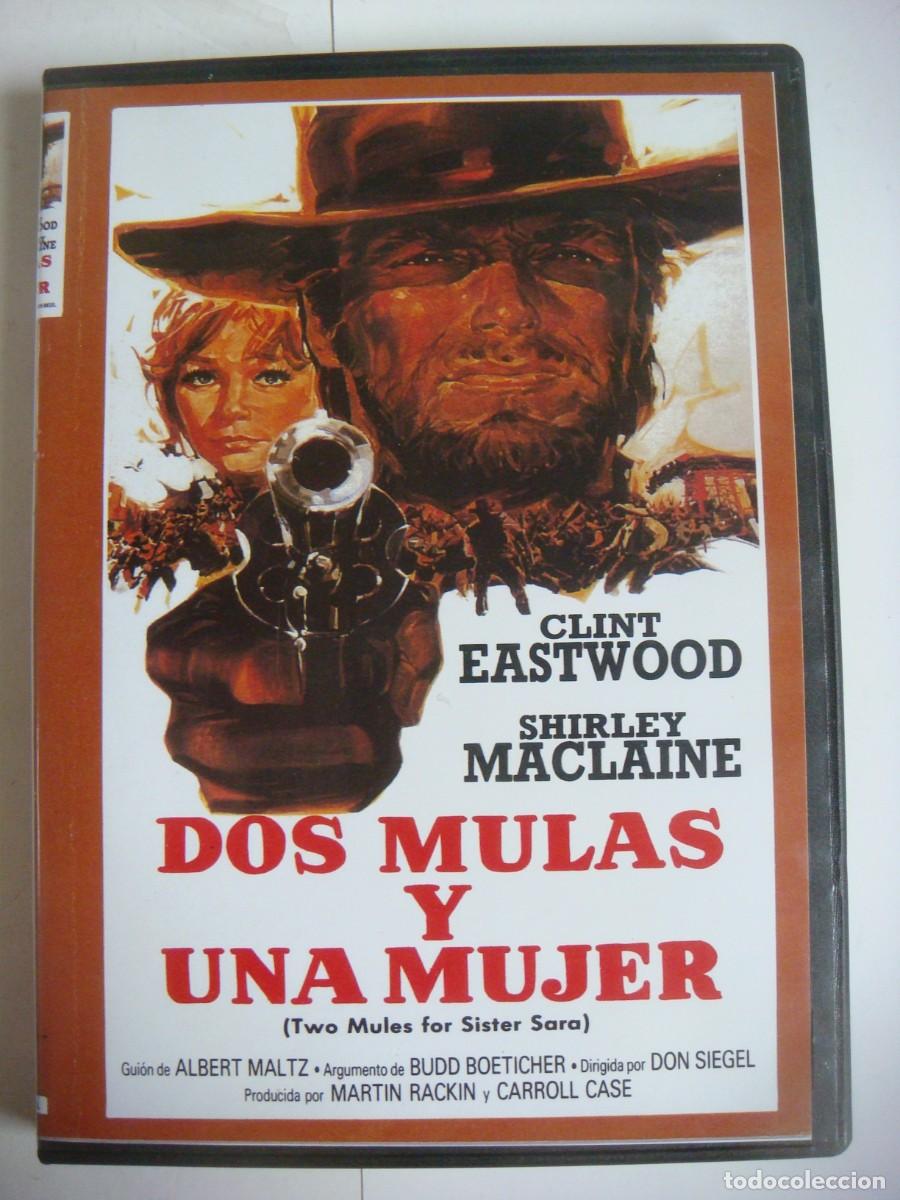 Cine: D.V.D. DE DOS MULAS Y UNA MUJER CON CLINT EASTWOOD-(&)