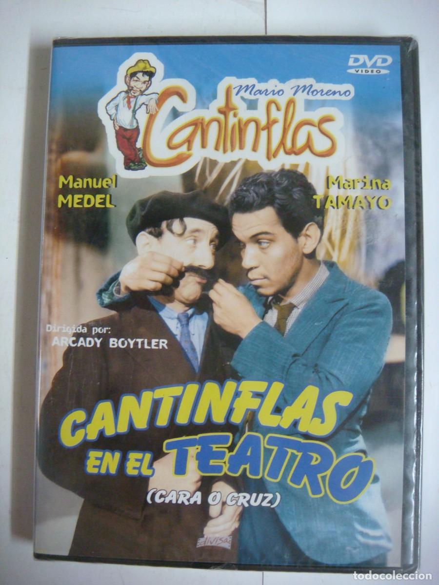 Cine: D.V.D DE CANTINFLAS EN EL TEATRO CON MARIO MORENO CANTINFLAS-(&)