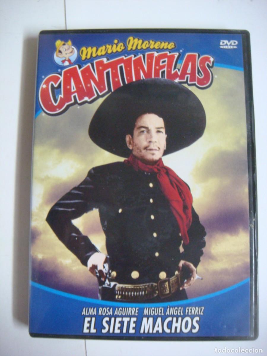 Cine: D.V.D DE EL SIETE MACHOS CON MARIO MORENO CANTINFLAS-(&)