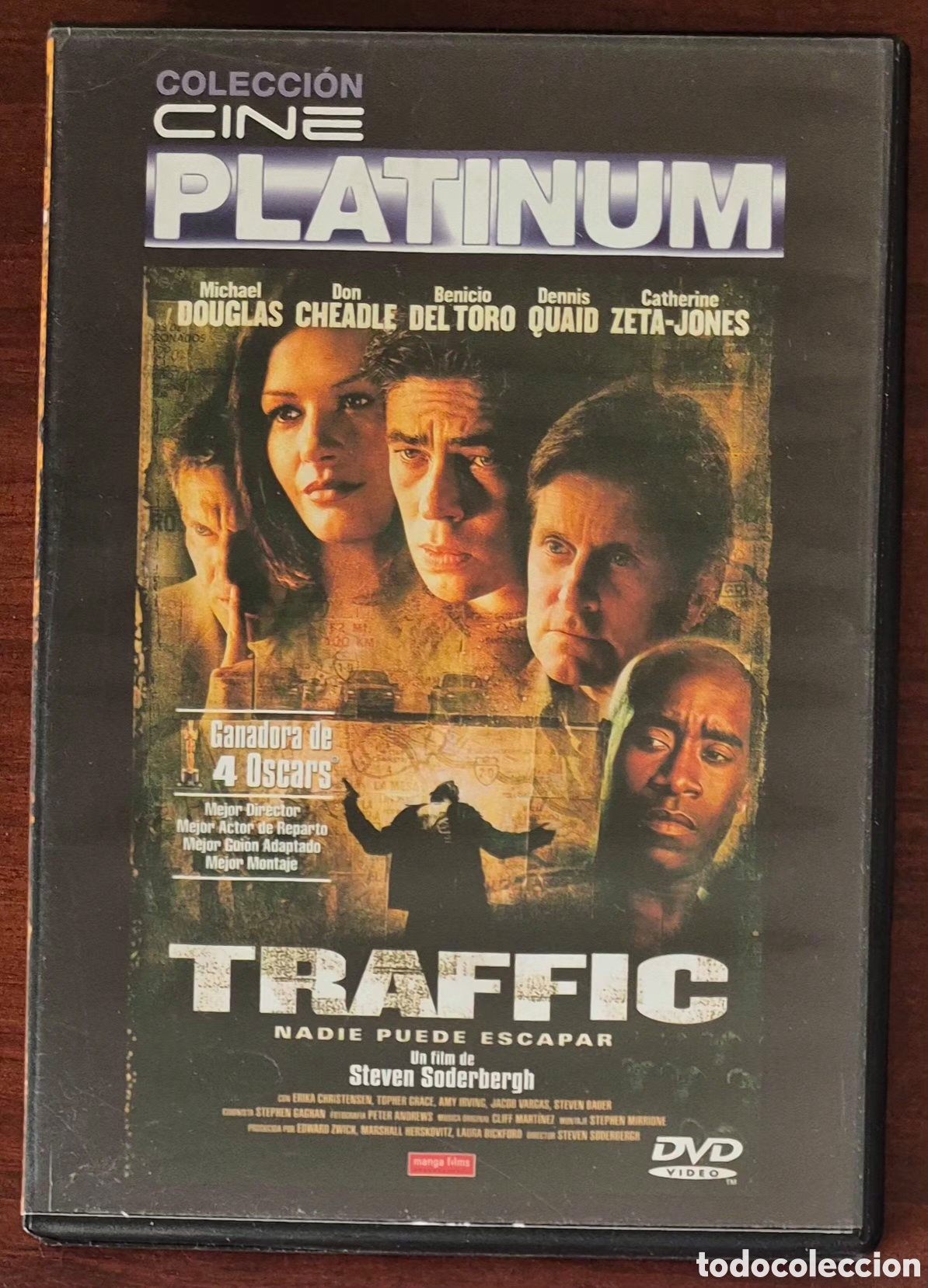 Cine: DVD - COLECCI&Oacute;N CINE PLATINUM: TRAFFIC (DIRECCI&Oacute;N: STEVEN SODERBERGH)