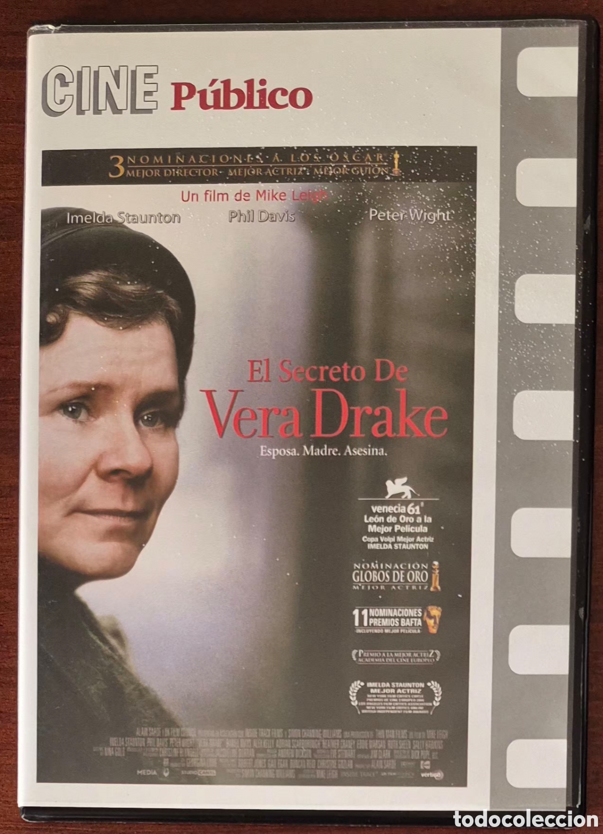 Cine: DVD - CINE P&Uacute;BLICO: EL SECRETO DE VERA DRAKE (DIRECCI&Oacute;N: MIKE LEIGH)