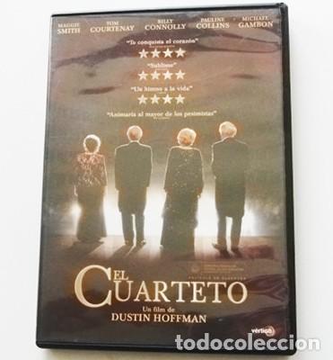 Cine: EL CUARTETO DVD PEL&Iacute;CULA MAGGIE SMITH CONNOLLY GAMBON DUSTIN HOFFMAN RESIDENCIA DE ANCIANOS M&Uacute;SICOS