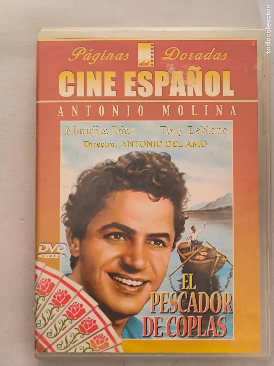 Cine: DVD EL PESCADOR DE COPLAS - ANTONIO MOLINA - LEER DESCRIPCION (9F)