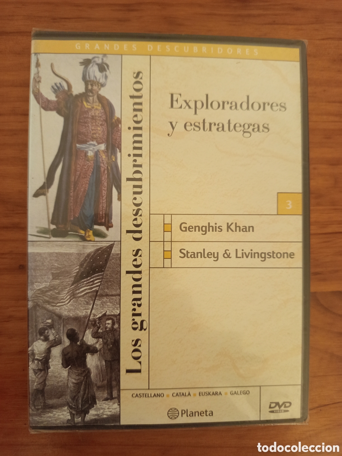Kino: GENGHIS KHAN / STANLEY & LIVINGSTONE (EXPLORADORES Y ESTRATEGAS) DVD PRECINTADO