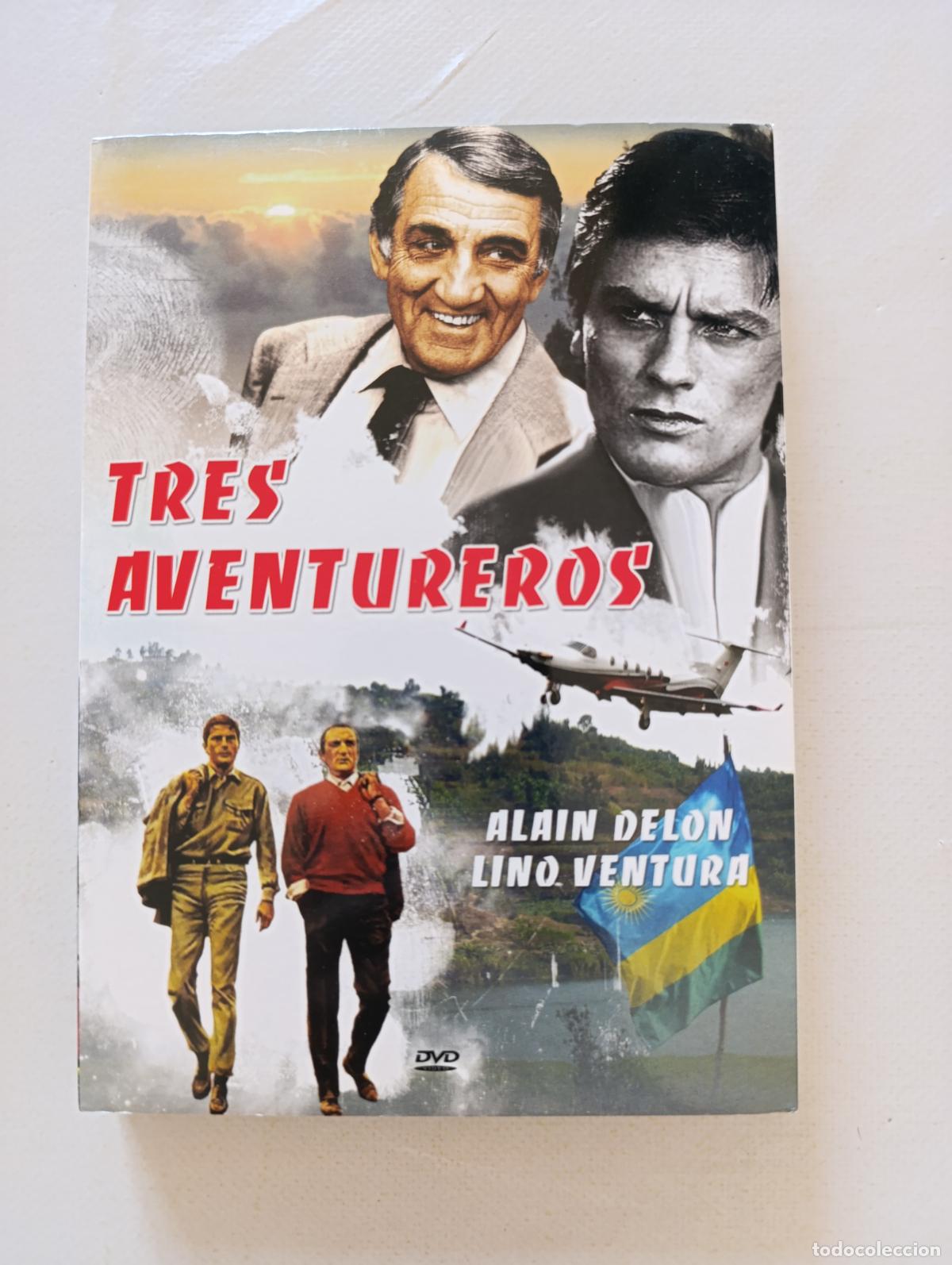 Cine: DVD TRES AVENTUREROS - ALAIN DELON, LINO VENTURA (9E)