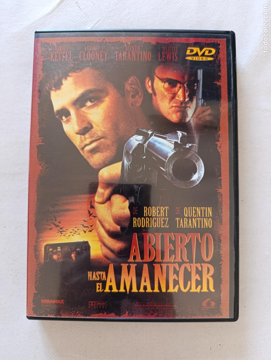 Cine: DVD ABIERTO HASTA EL AMANECER - ROBERT RODRIGUEZ, QUENTIN TARANTINO (9G)