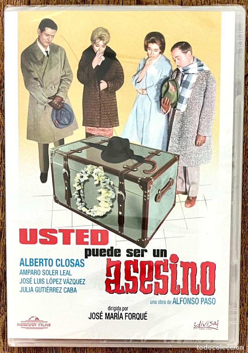Cine: USTED PUEDE SER UN ASESINO. Alberto Closas. Jos&eacute; Luis L&oacute;pez V&aacute;zquez. Jos&eacute; Mar&iacute;a Forqu&eacute;. CASI NUEVO.