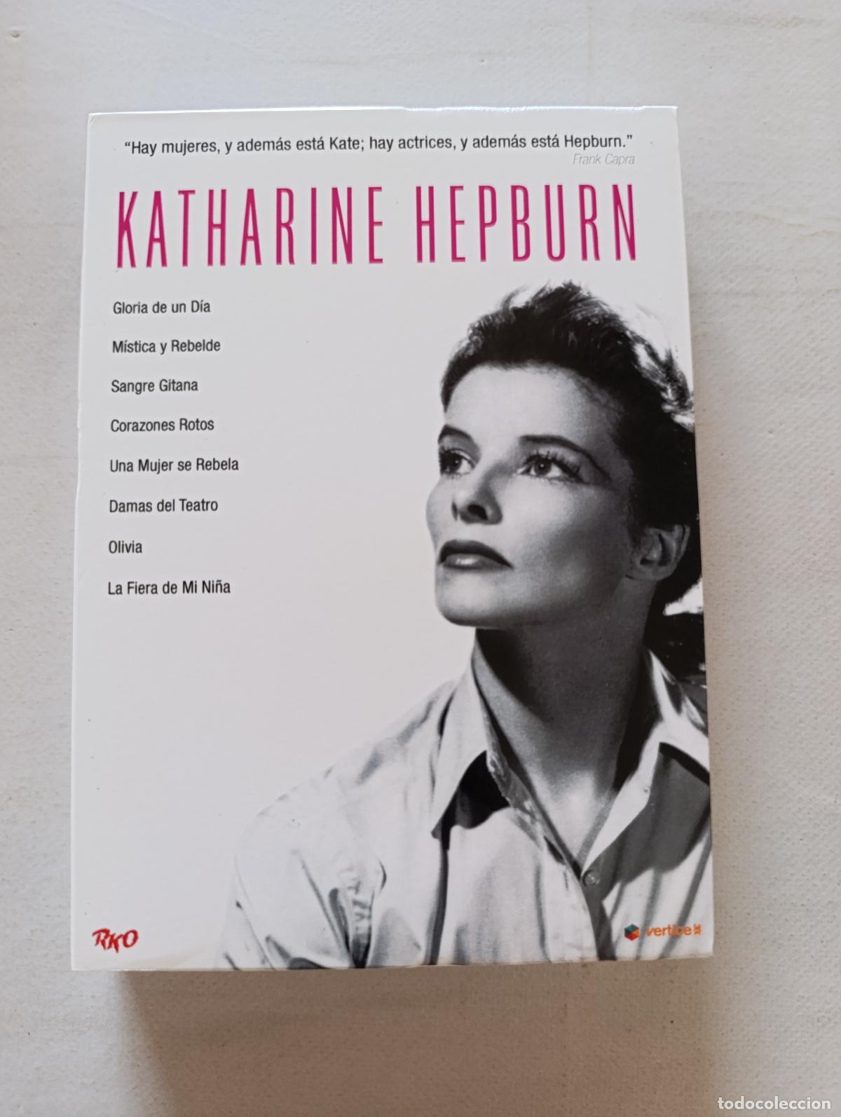 Cine: DVD PACK KATHARINE HEPBURN - 8 PELICULAS, 8 DISCOS: GLORIA DE UN DIA, MISTICA Y REBELDE... (9G)
