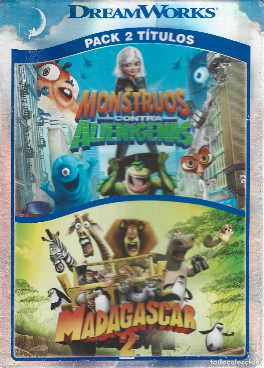 Cine: MONSTRUOS CONTRA ALIENIGENAS + MADAGASCAR 2 (PRECINTADO)