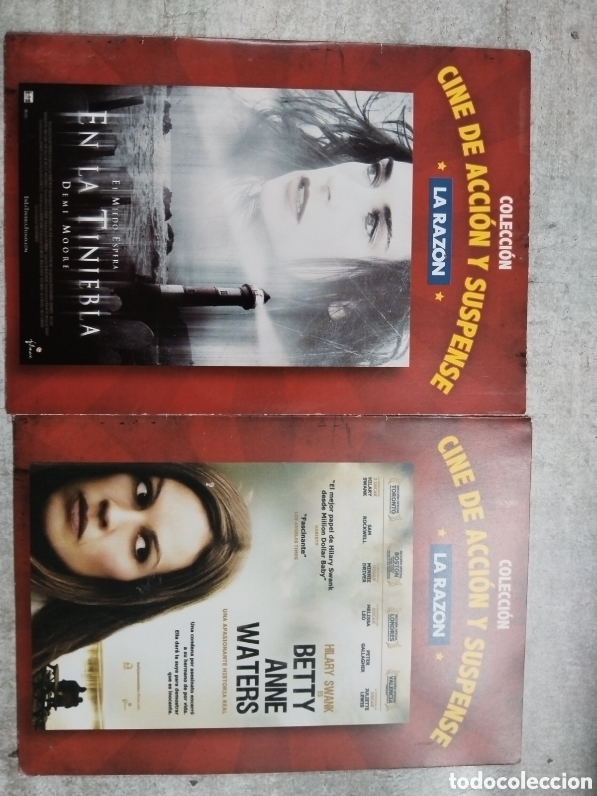 Cine: Lote de dos pel&iacute;culas colecci&oacute;n de cine acci&oacute;n y suspense
