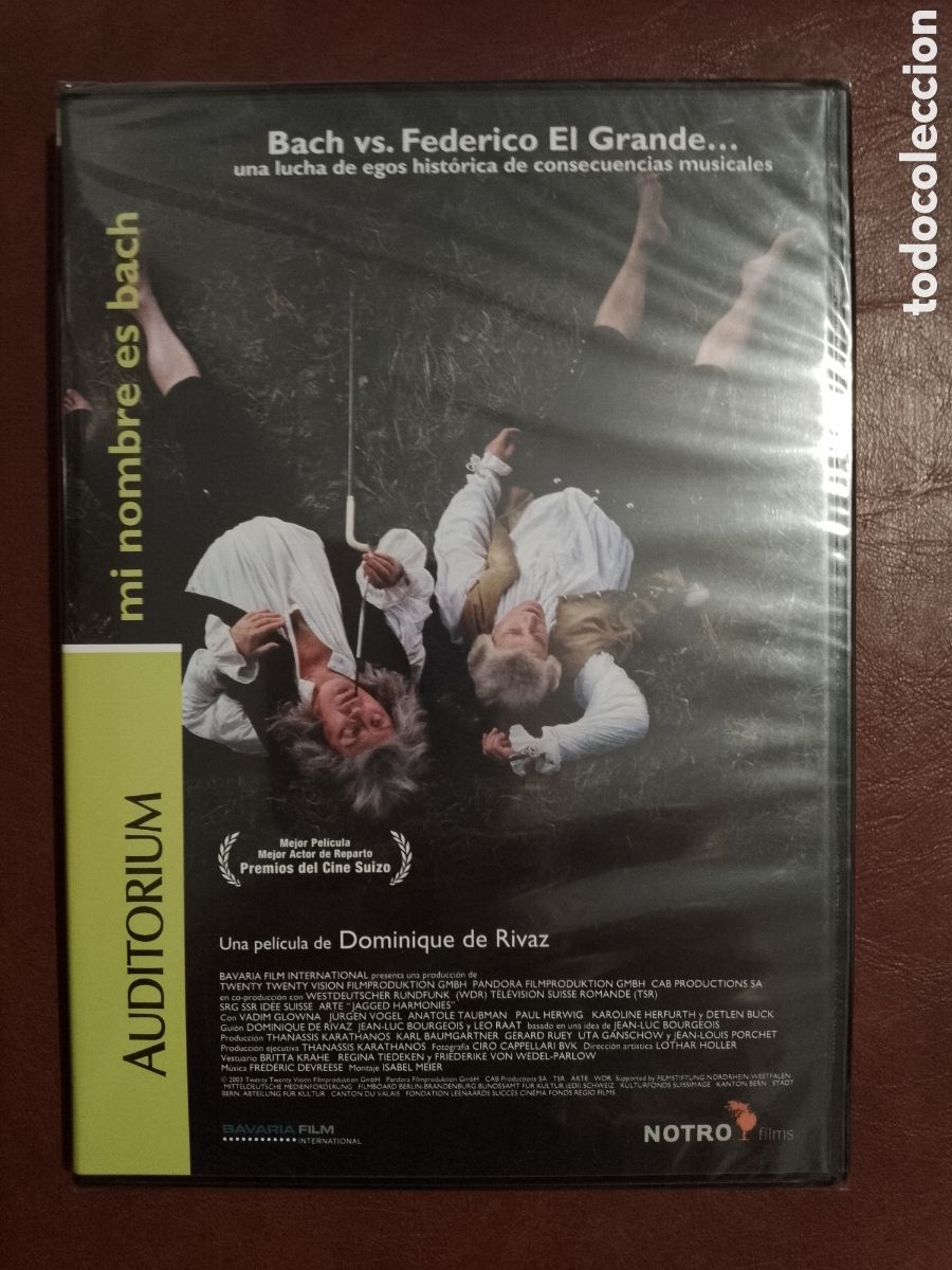 Cine: MI NOMBRE ES BACH - DE DOMINIQUE DE RIVAZ - DVD NUEVO PRECINTADO