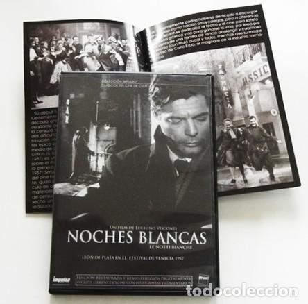 Cine: NOCHES BLANCAS DVD PEL&Iacute;CULA MARCELLO MASTROIANNI MARIA SCHELL JEAN MARAIS LUCHINO VISCONTI LIBRETO